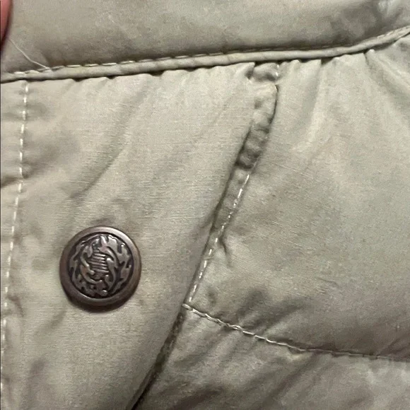 Vintage Sears Down Puffer Jacket Men’s Large – Olive Green Winter - Picture 3 of 13